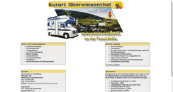 Desktop Screenshot of oberwiesenthal-wohnmobile.de