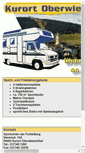 Mobile Screenshot of oberwiesenthal-wohnmobile.de